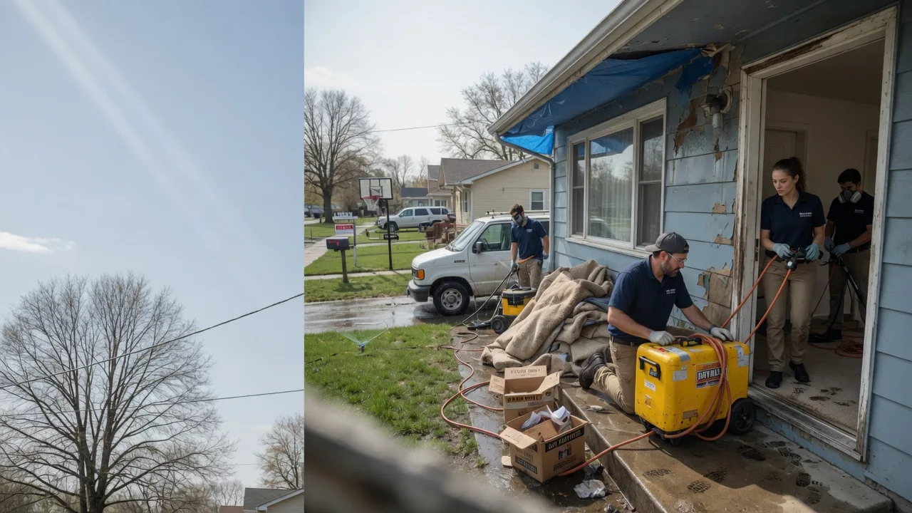Basement Flood Cleanup in Dowell, IL near me